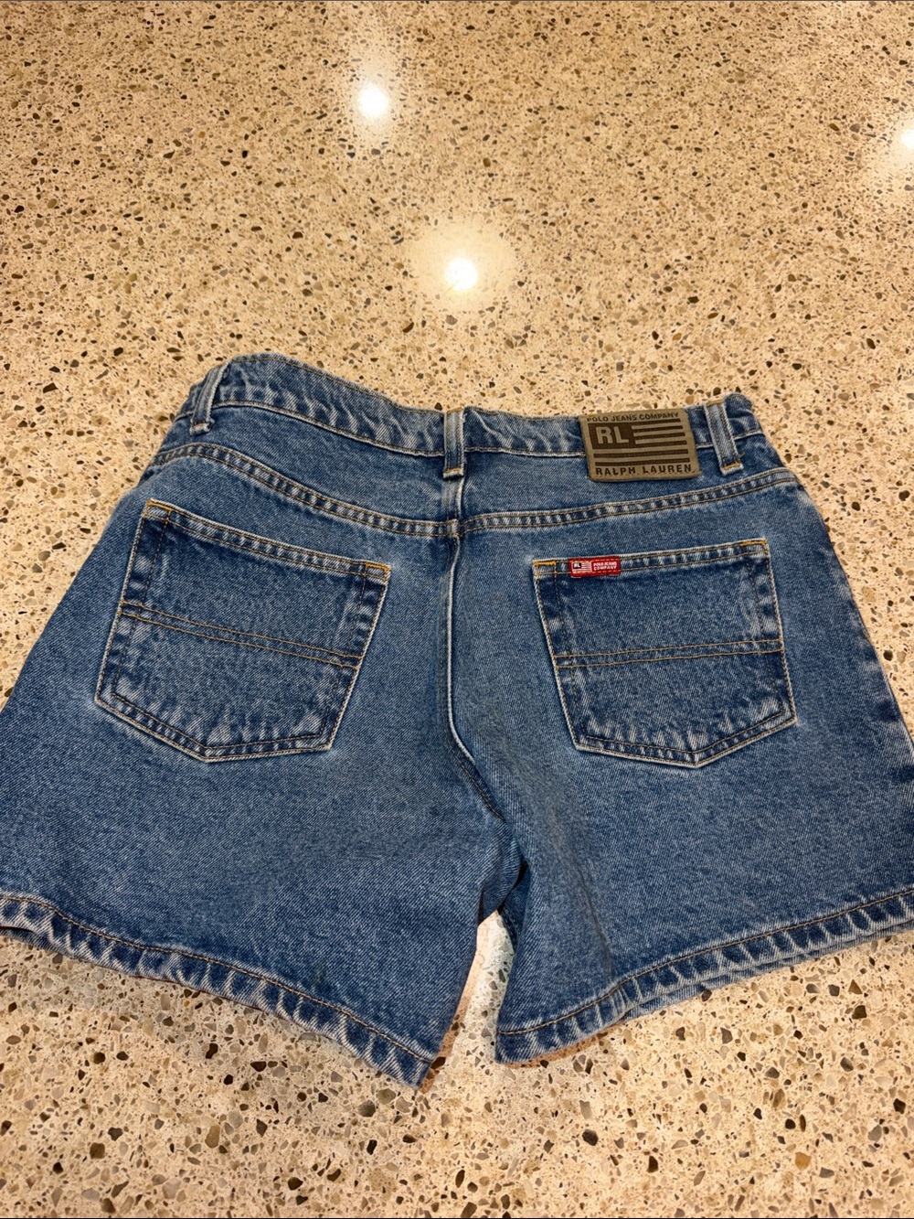 Vintage Polo by Ralph Lauren Blue Denim Jean Shorts Size 4